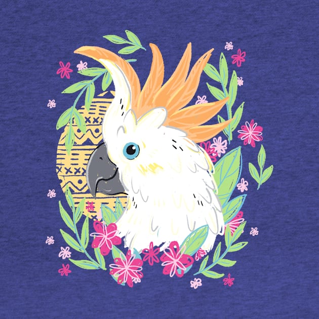 Citron Crested Cockatoo by IllustratedActivist